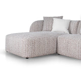 Ravello 4 Seater Left Chaise Sofa - Plush Spec Brown Chaise Lounge Ace-Core