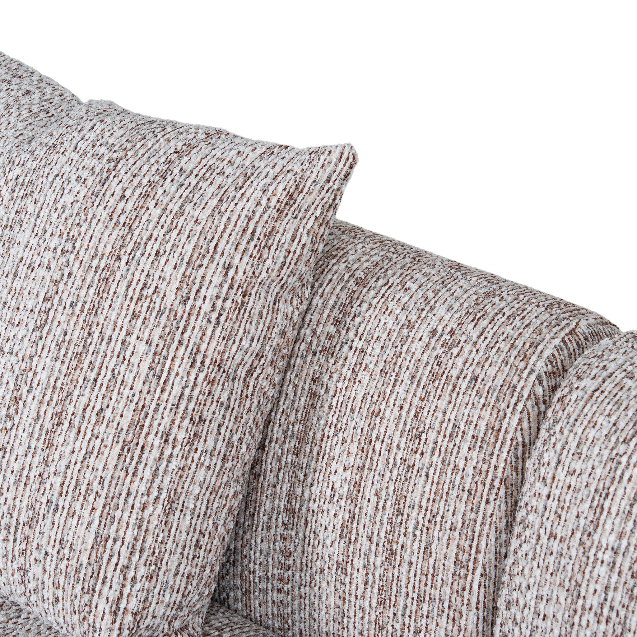 Ravello 4 Seater Left Chaise Sofa - Plush Spec Brown Chaise Lounge Ace-Core