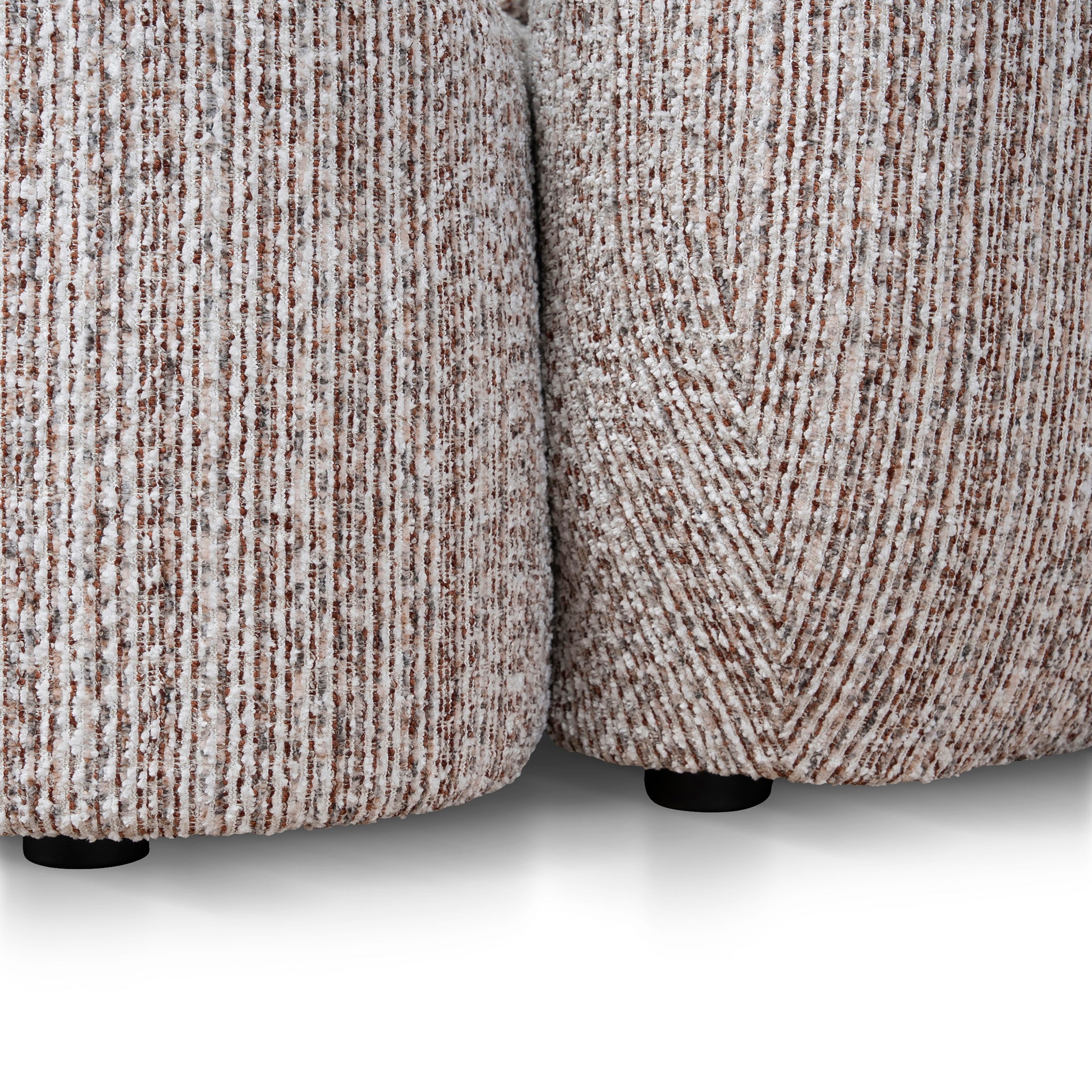 Ravello 4 Seater Left Chaise Sofa - Plush Spec Brown Chaise Lounge Ace-Core