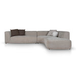 Cavallo 4 Seater Right Chaise Sofa - Lila Beige Chaise Lounge Ace-Core