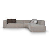 Cavallo 4 Seater Right Chaise Sofa - Lila Beige Chaise Lounge Ace-Core