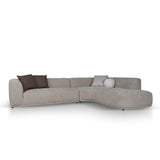 Cavallo 4 Seater Right Chaise Sofa - Lila Beige Chaise Lounge Ace-Core