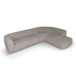 Cavallo 4 Seater Right Chaise Sofa - Lila Beige Chaise Lounge Ace-Core