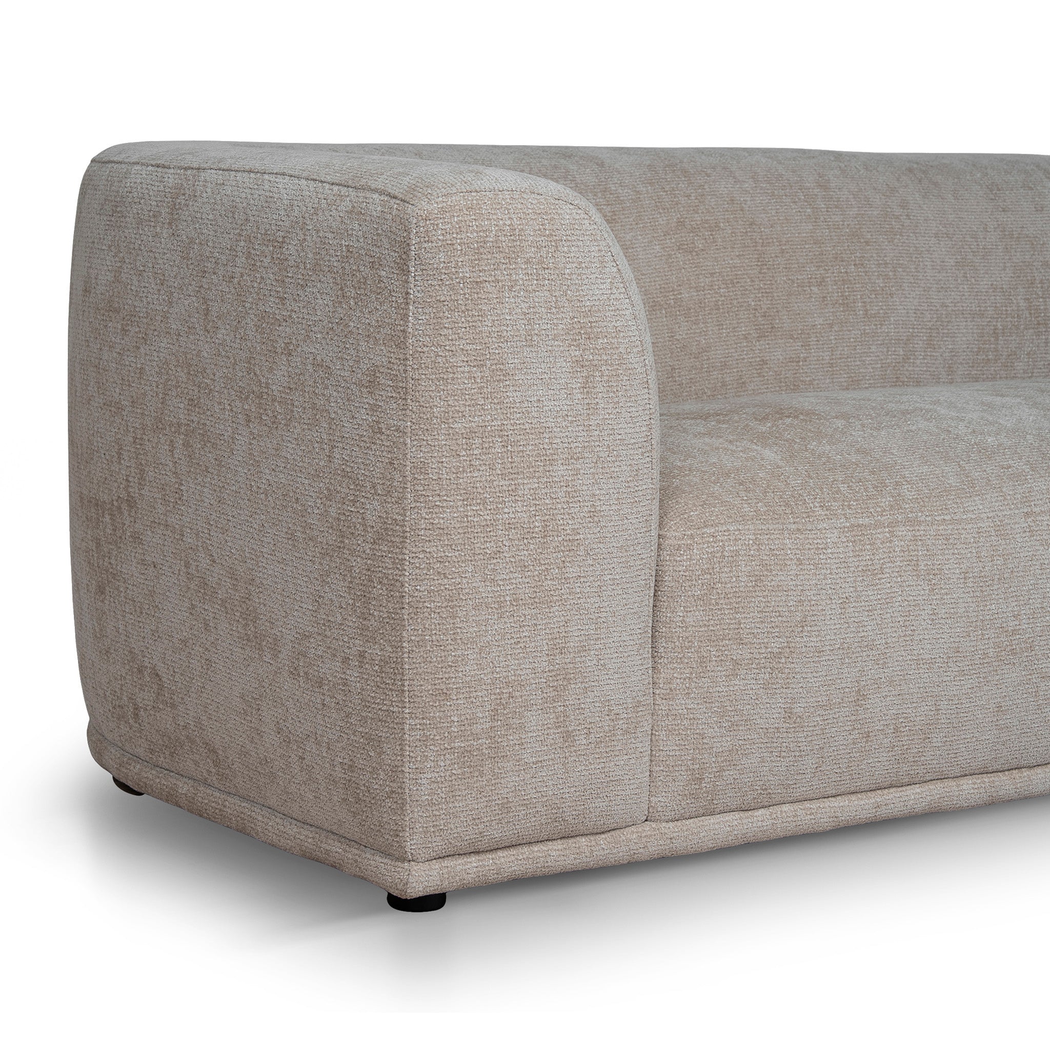 Cavallo 4 Seater Right Chaise Sofa - Lila Beige Chaise Lounge Ace-Core