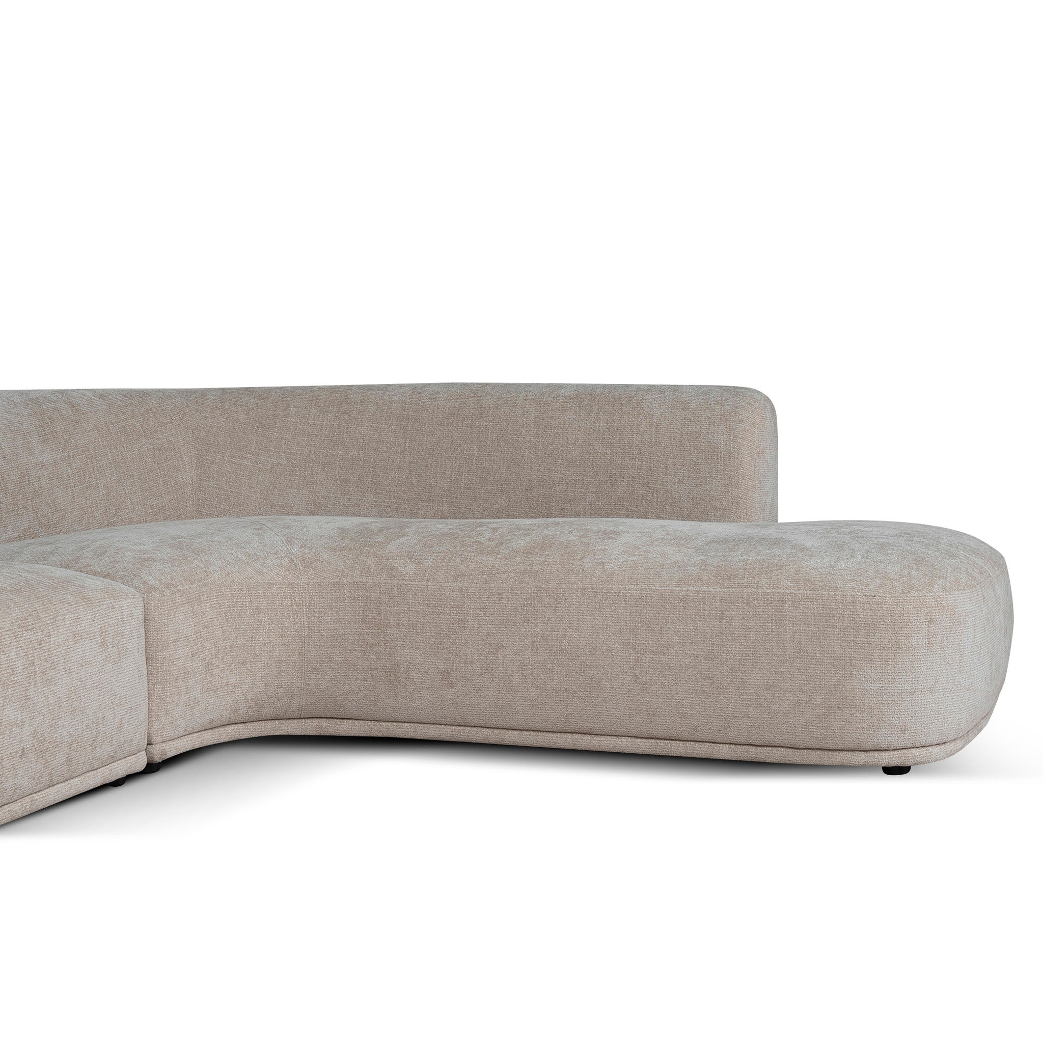 Cavallo 4 Seater Right Chaise Sofa - Lila Beige Chaise Lounge Ace-Core