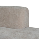 Cavallo 4 Seater Right Chaise Sofa - Lila Beige Chaise Lounge Ace-Core