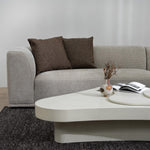 Cavallo 4 Seater Right Chaise Sofa - Lila Beige Chaise Lounge Ace-Core