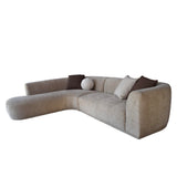 Cavallo 4 Seater Left Chaise Sofa - Lila Beige