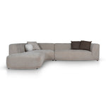 Cavallo 4 Seater Left Chaise Sofa - Lila Beige Chaise Lounge Ace-Core