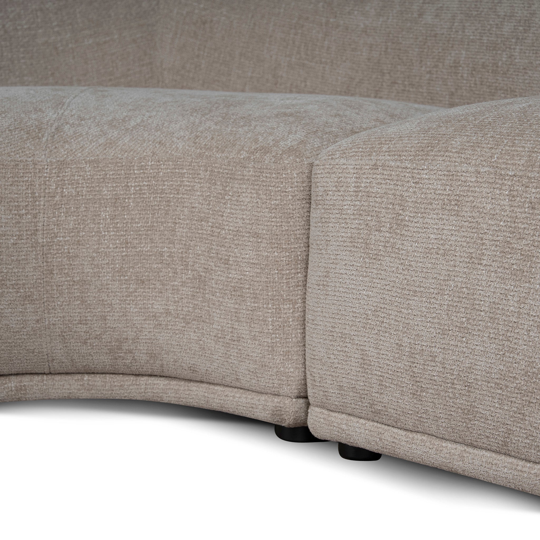 Cavallo 4 Seater Left Chaise Sofa - Lila Beige Chaise Lounge Ace-Core