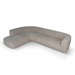 Cavallo 4 Seater Left Chaise Sofa - Lila Beige Chaise Lounge Ace-Core