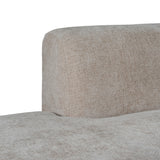 Cavallo 4 Seater Left Chaise Sofa - Lila Beige Chaise Lounge Ace-Core