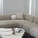 Cavallo 4 Seater Left Chaise Sofa - Lila Beige Chaise Lounge Ace-Core