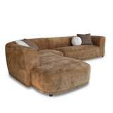 Cavallo 4 Seater Right Chaise Sofa - Lila Nutmeg Chaise Lounge Ace-Core