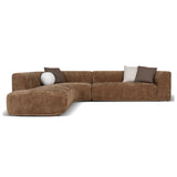 Cavallo 4 Seater Left Chaise Sofa - Lila Nutmeg Chaise Lounge Ace-Core