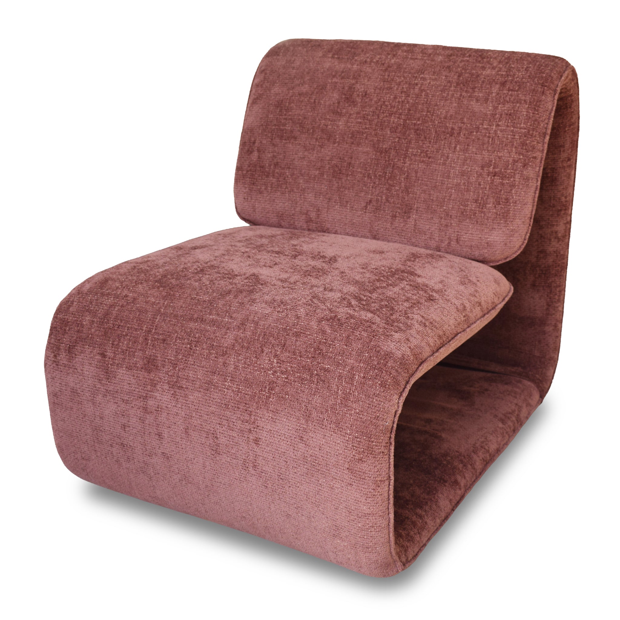 Calista Lounge Chair - Lila Burgundy Lounge Chair Ace-Core