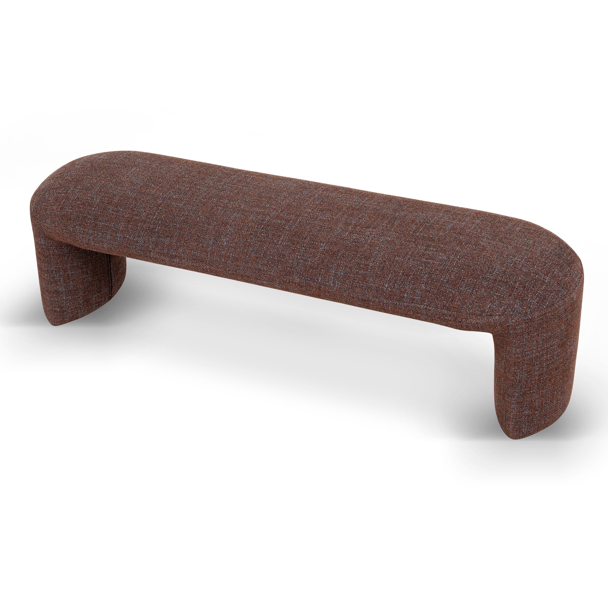 Everet 1.5m Long Ottoman Bench - Moss Brown Ottoman Yay Sofa-Core