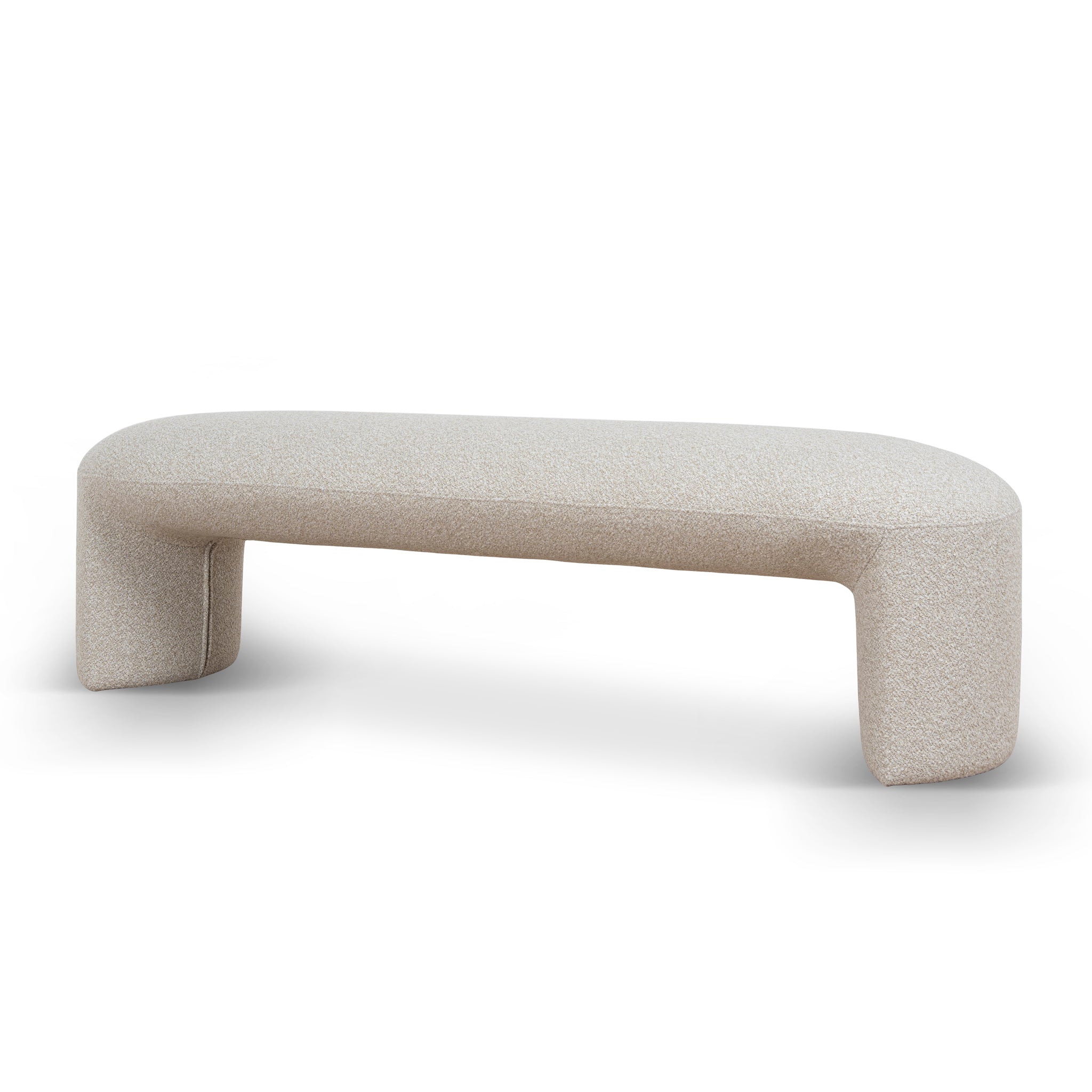 Everet 1.5m Long Ottoman Bench - Cream Beige Ottoman Yay Sofa-Core