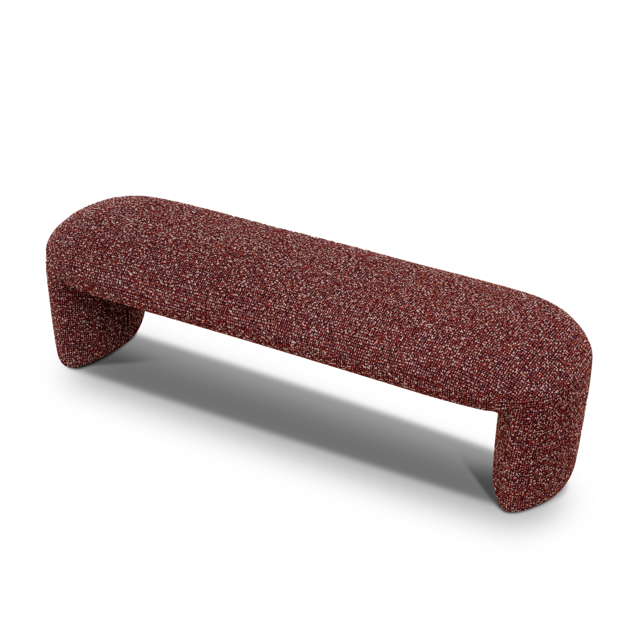 Everet 1.5m Long Ottoman Bench - Autumn Red Ottoman Yay Sofa-Core