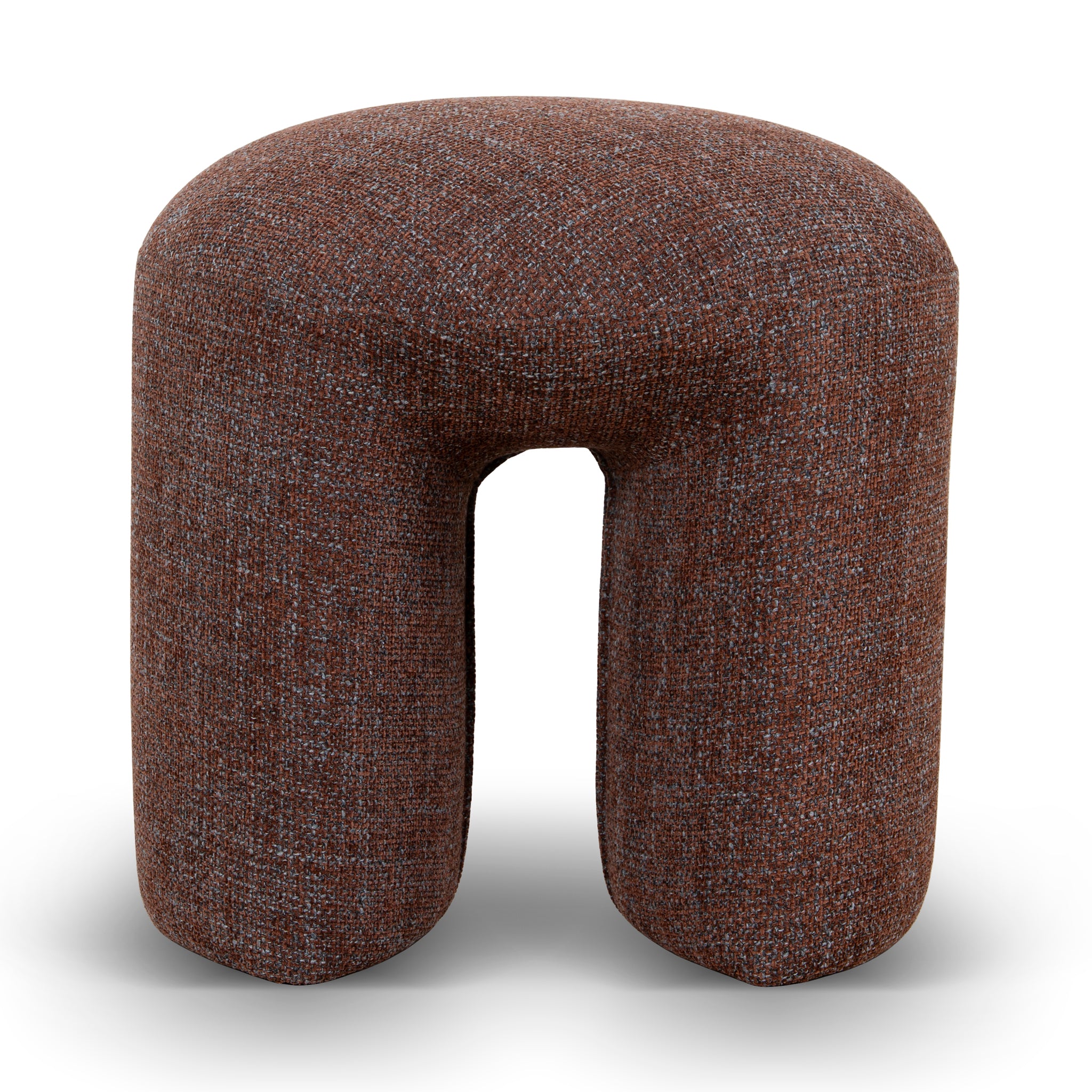 Everet Round Ottoman - Moss Brown Ottoman Yay Sofa-Core