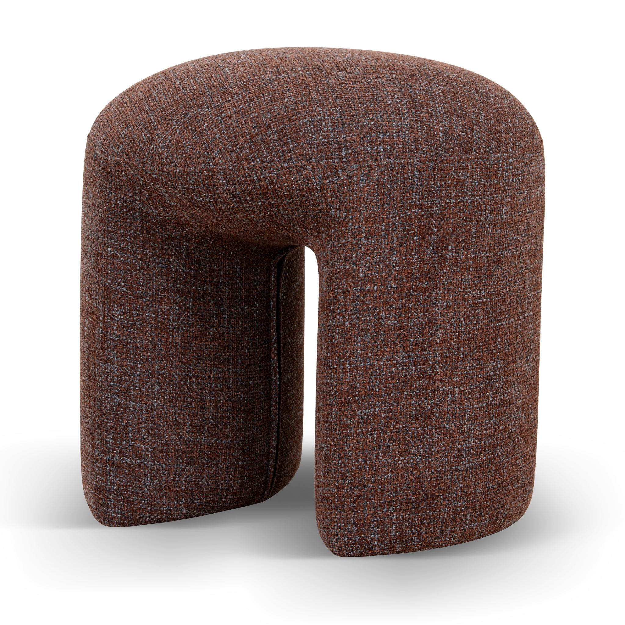 Everet Round Ottoman - Moss Brown Ottoman Yay Sofa-Core