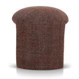 Everet Round Ottoman - Moss Brown Ottoman Yay Sofa-Core