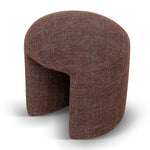 Everet Round Ottoman - Moss Brown Ottoman Yay Sofa-Core