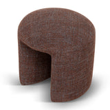 Everet Round Ottoman - Moss Brown Ottoman Yay Sofa-Core