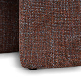 Everet Round Ottoman - Moss Brown Ottoman Yay Sofa-Core