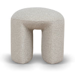 Everet Round Ottoman - Cream Beige Ottoman Yay Sofa-Core