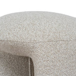 Everet Round Ottoman - Cream Beige Ottoman Yay Sofa-Core