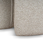 Everet Round Ottoman - Cream Beige Ottoman Yay Sofa-Core