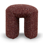 Everet Round Ottoman - Autumn Red Ottoman Yay Sofa-Core