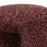 Everet Round Ottoman - Autumn Red Ottoman Yay Sofa-Core