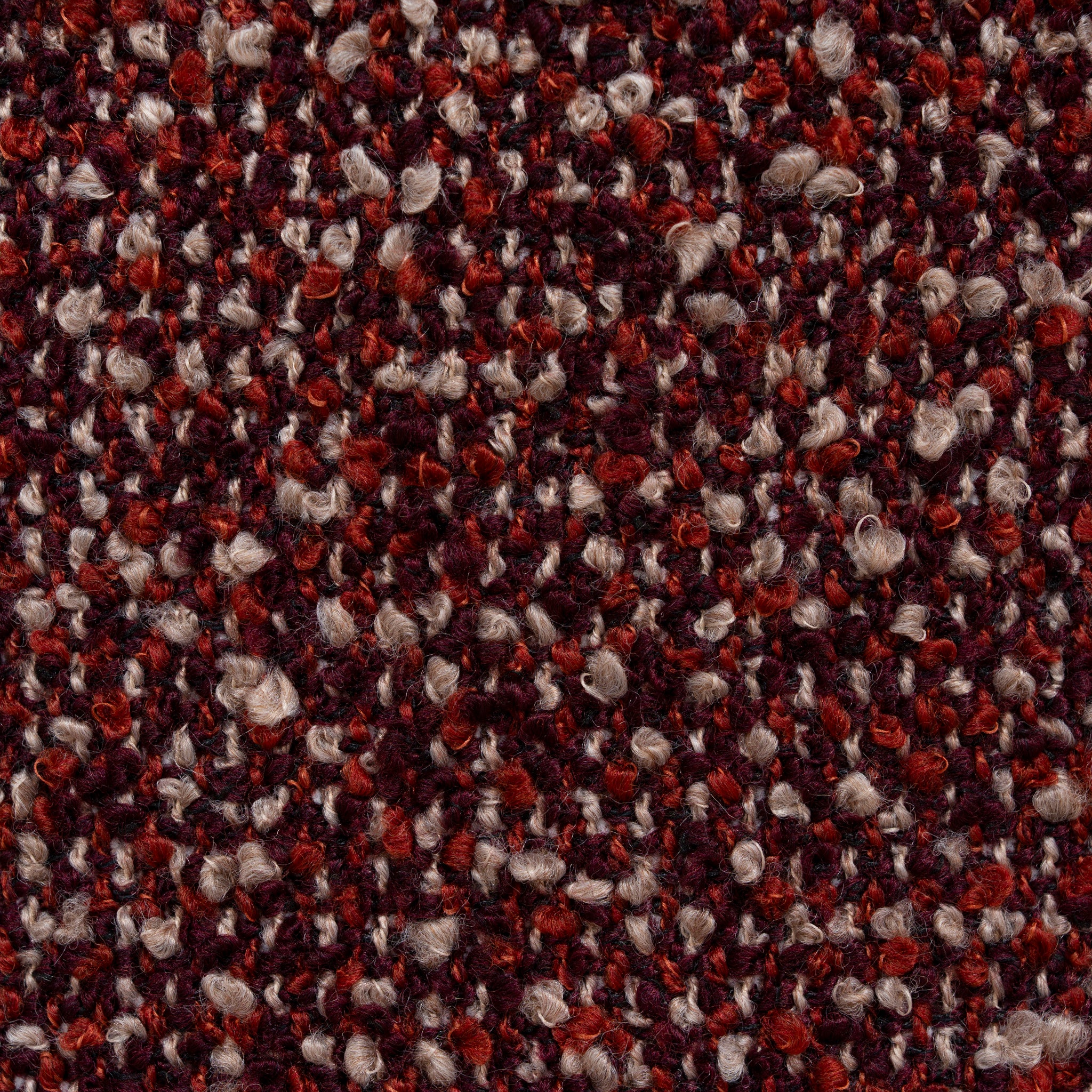 Everet Round Ottoman - Autumn Red Ottoman Yay Sofa-Core