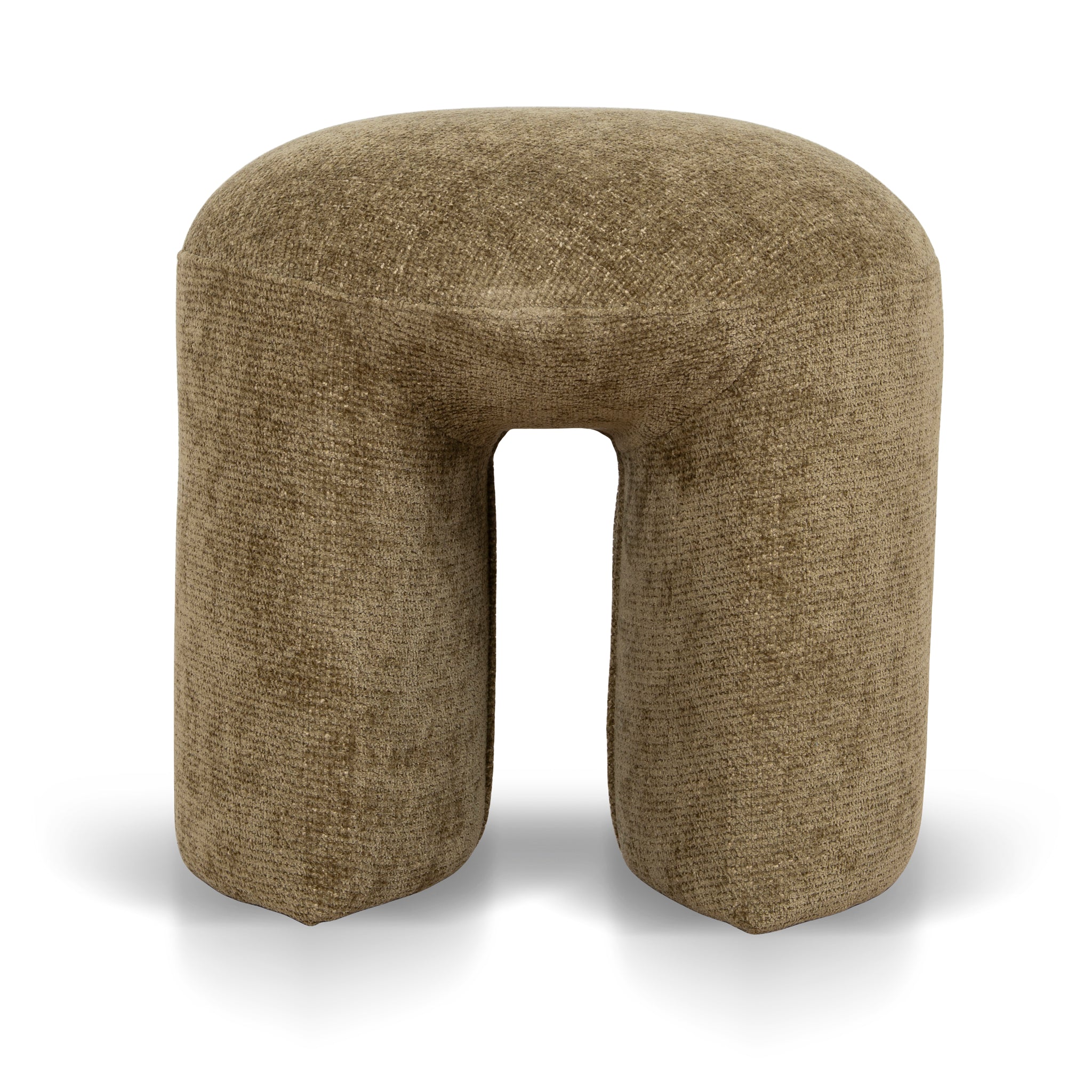 Everet Round Ottoman - Lila Olive Ottoman Yay Sofa-Core