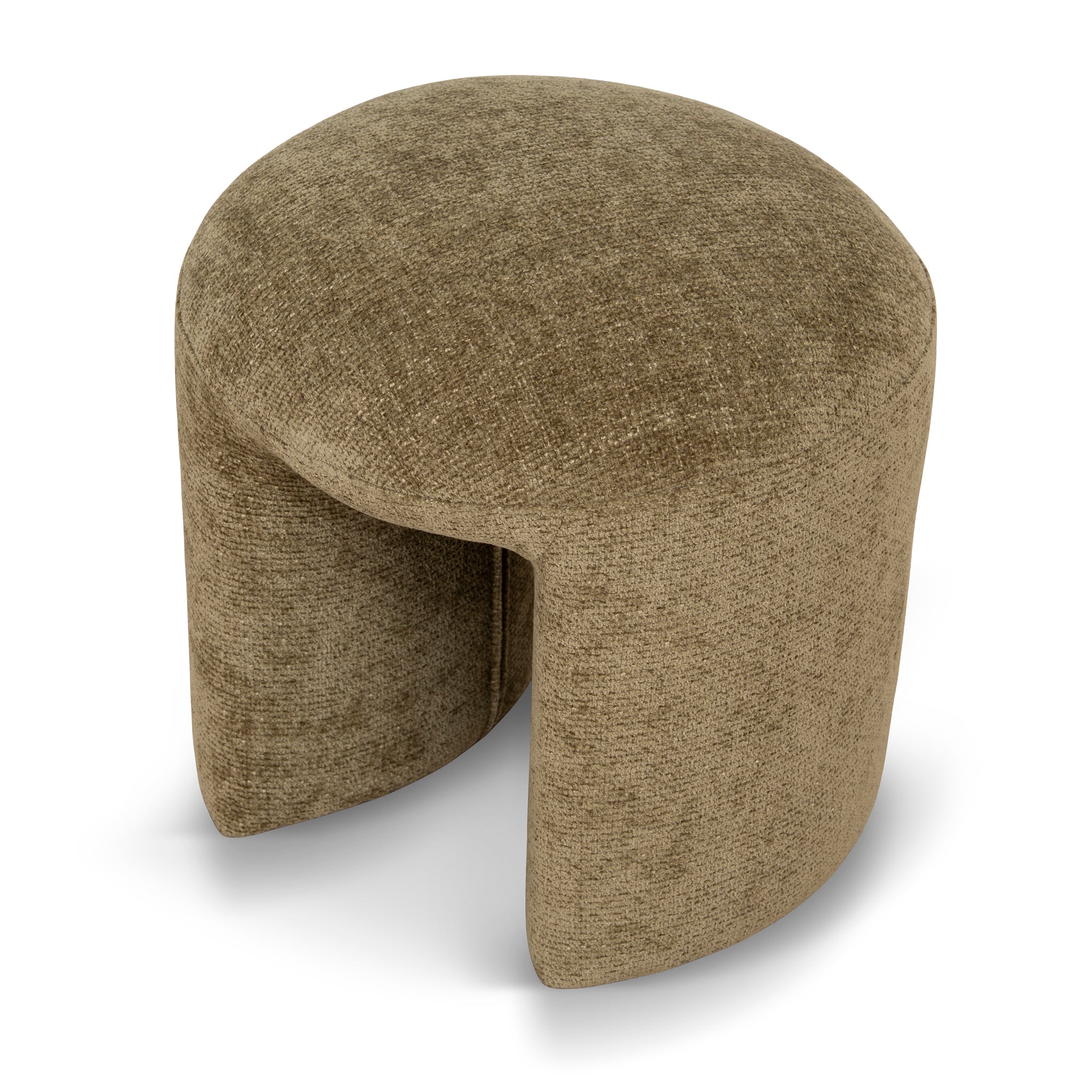 Everet Round Ottoman - Lila Olive Ottoman Yay Sofa-Core