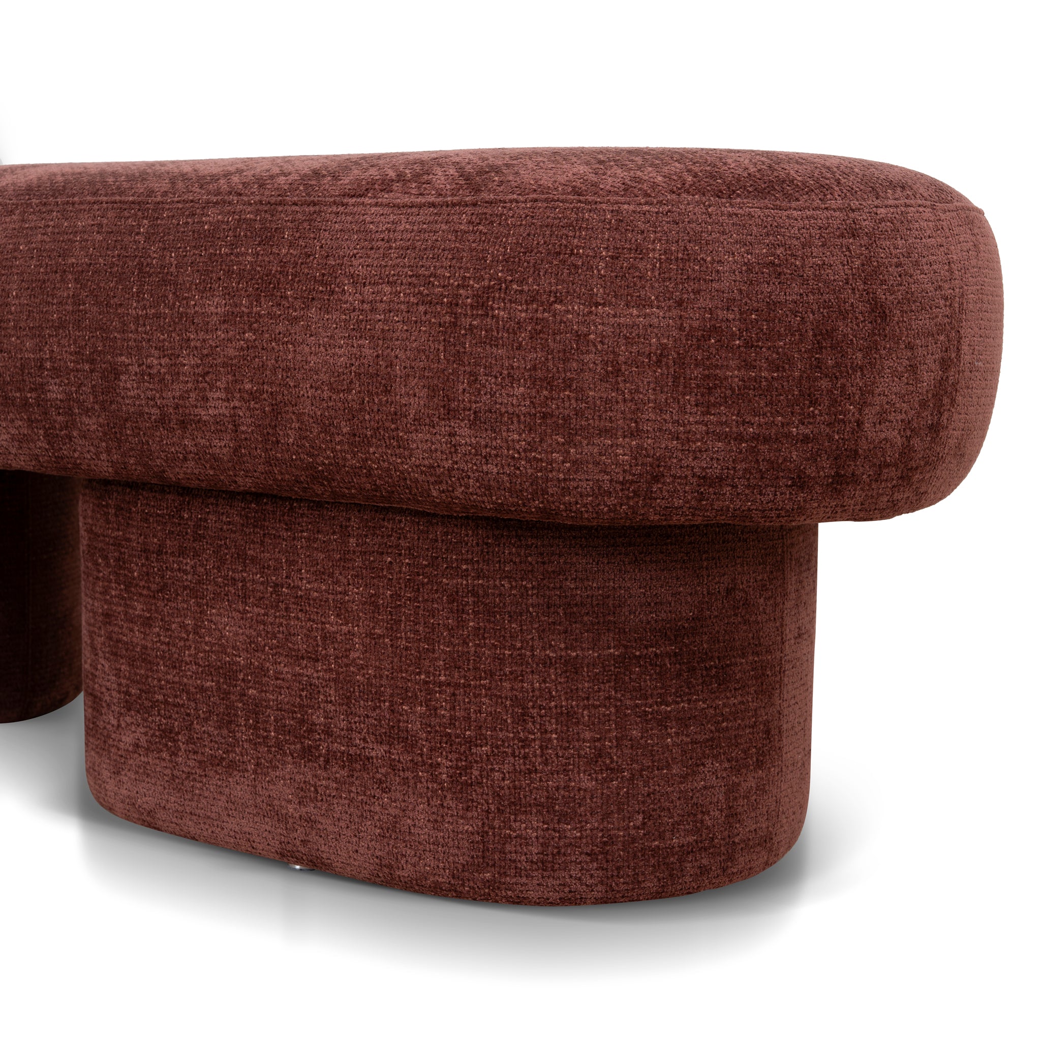 Kopitar 1.5m Long Ottoman Bench - Lila Burgundy Ottoman Yay Sofa-Core