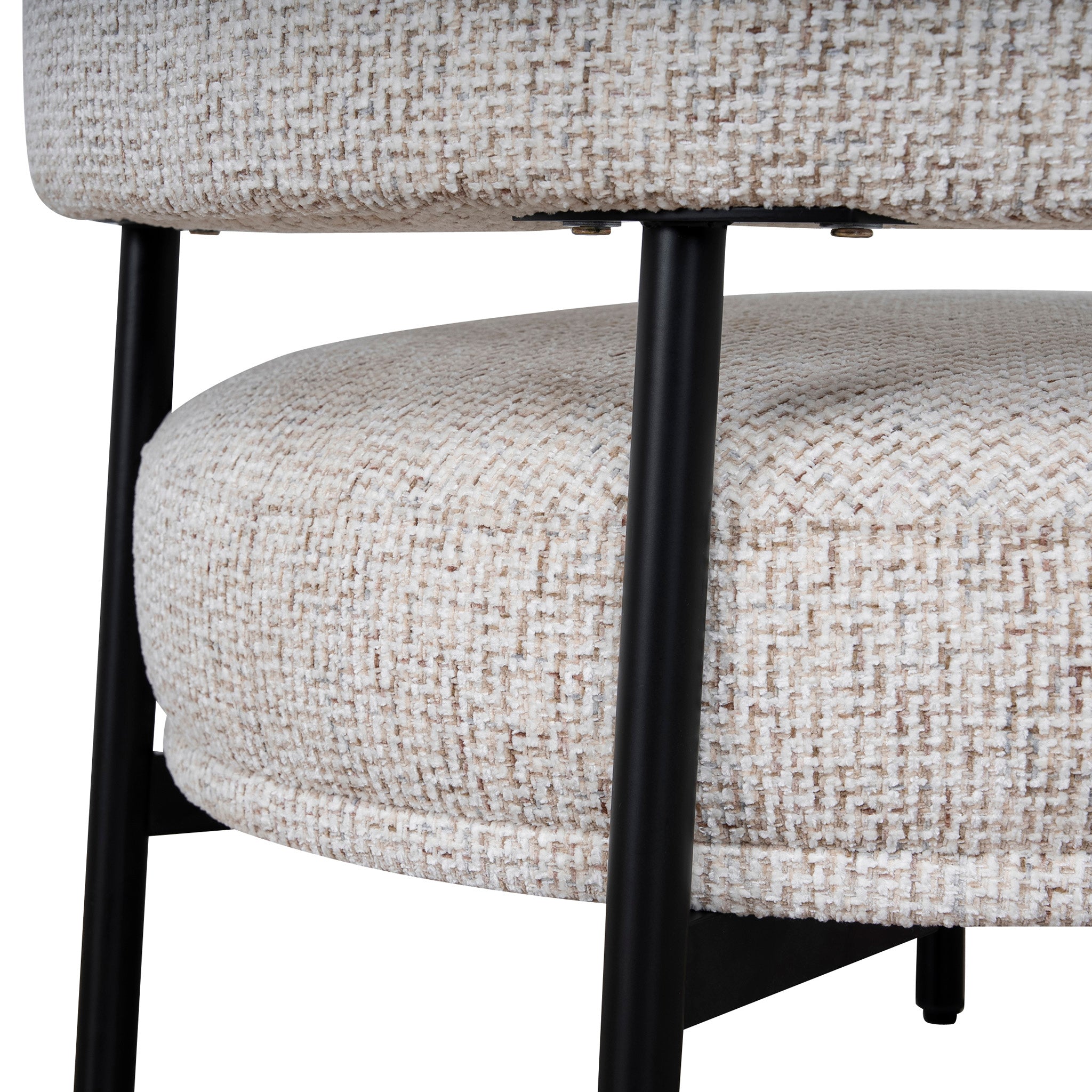 Niva Armchair - Honeycomb White Armchair IGGY-Core