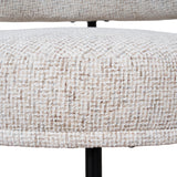 Niva Armchair - Honeycomb White Armchair IGGY-Core