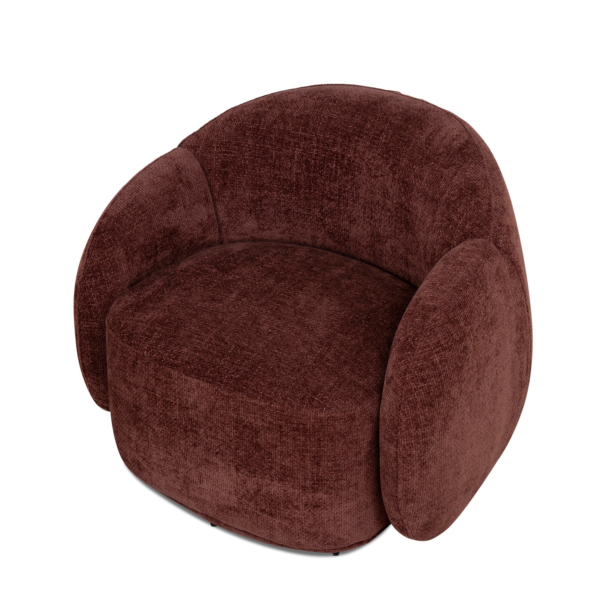Haldor Armchair - Lila Burgundy Armchair Cino-Core