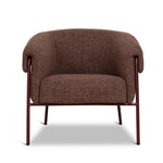 Lunaro Dark Red Armchair - Verona Tawn Armchair Cino-Core