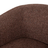 Lunaro Dark Red Armchair - Verona Tawn Armchair Cino-Core