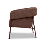 Lunaro Dark Red Armchair - Verona Tawn Armchair Cino-Core