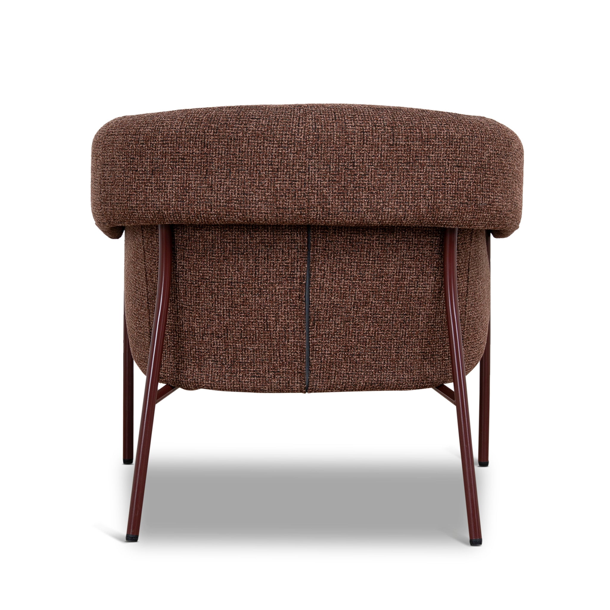 Lunaro Dark Red Armchair - Verona Tawn Armchair Cino-Core