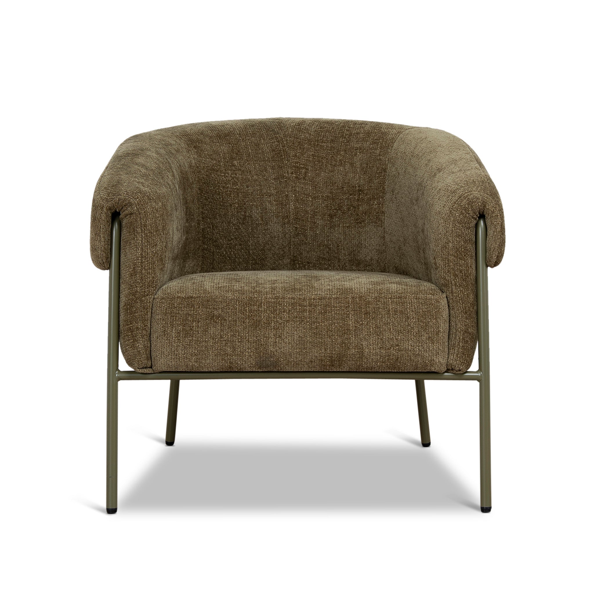 Lunaro Green Armchair - Lila Olive Armchair Cino-Core