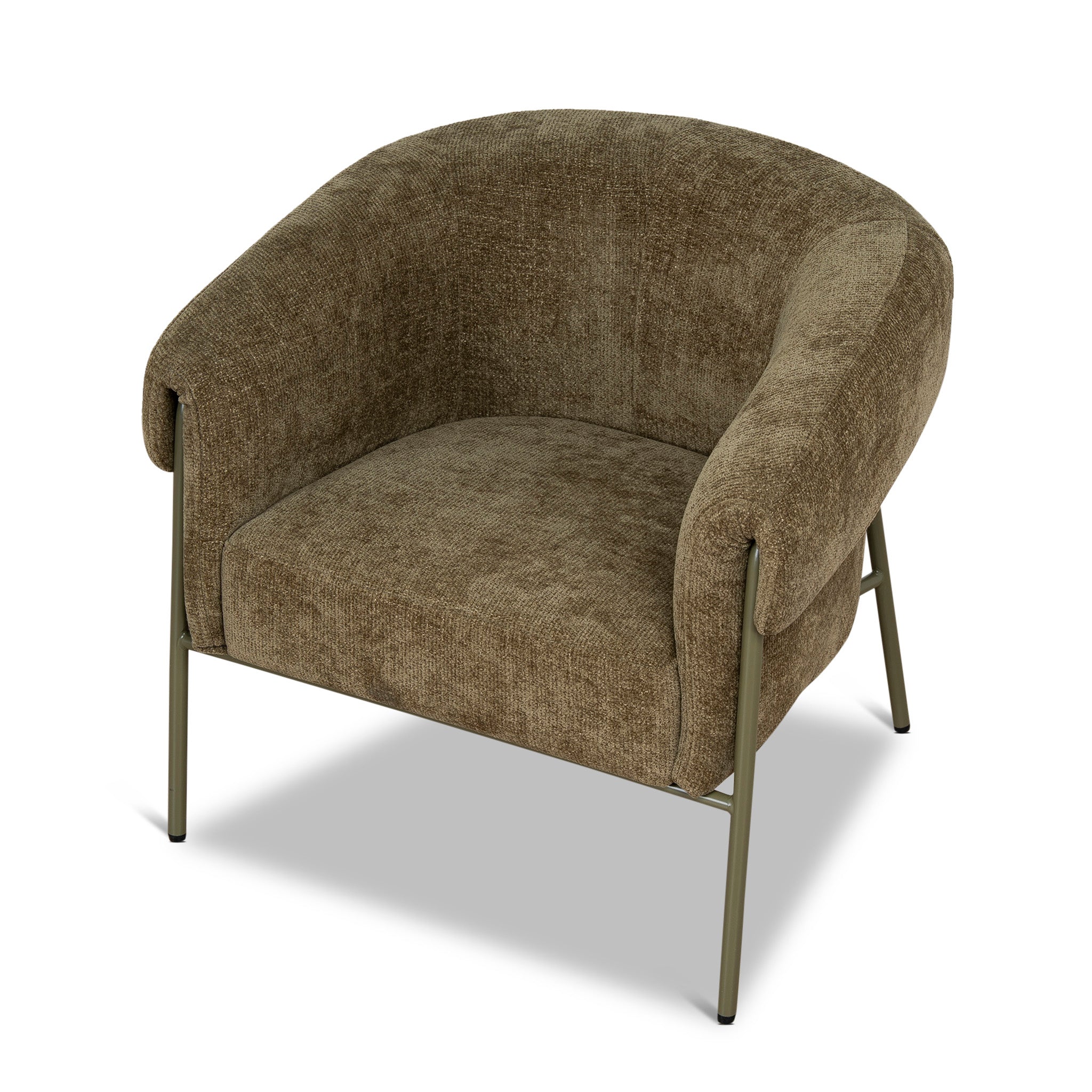 Lunaro Green Armchair - Lila Olive Armchair Cino-Core