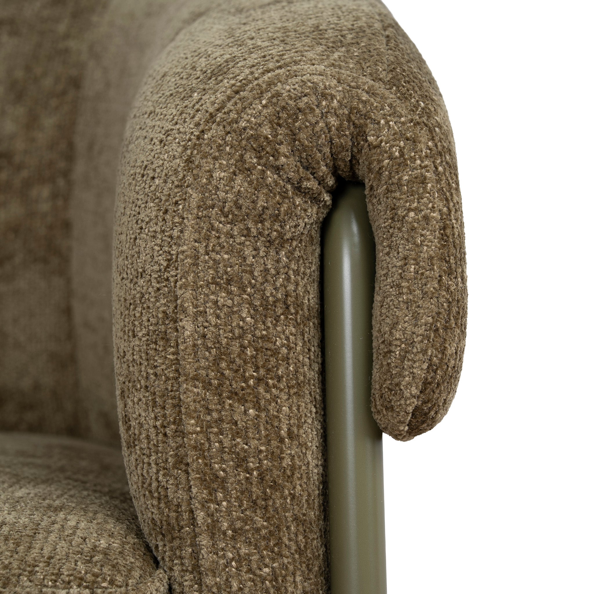 Lunaro Green Armchair - Lila Olive Armchair Cino-Core