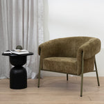 Lunaro Green Armchair - Lila Olive Armchair Cino-Core