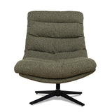 Marenzo Black Lounge Chair - Verona Olive Lounge Chair Cino-Core